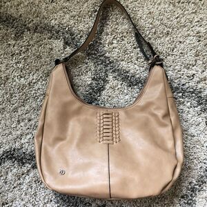 ND New Directions Tan Beige Hobo Shoulder Bag Purse